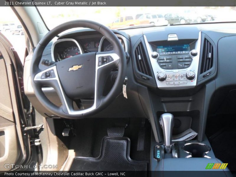 Cyber Gray Metallic / Jet Black 2011 Chevrolet Equinox LT