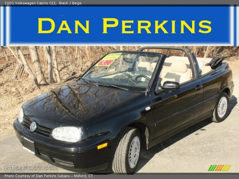 Black / Beige 2001 Volkswagen Cabrio GLS