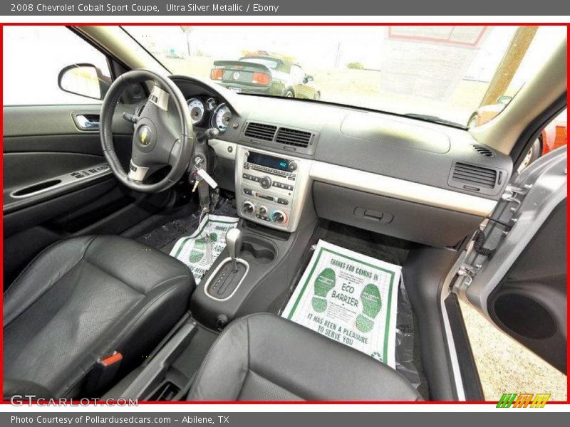 Ultra Silver Metallic / Ebony 2008 Chevrolet Cobalt Sport Coupe