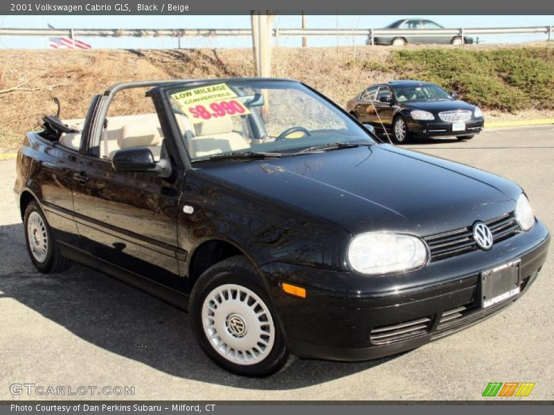 Black / Beige 2001 Volkswagen Cabrio GLS