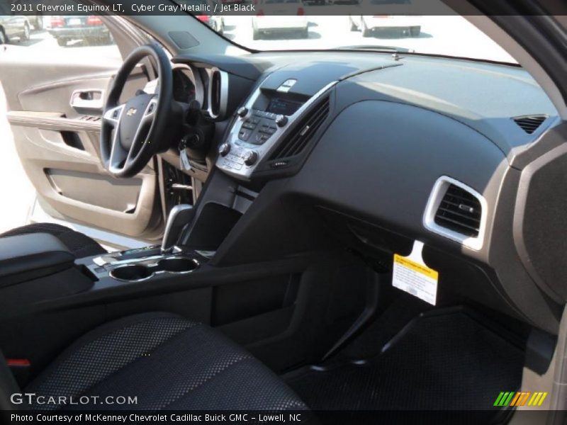 Cyber Gray Metallic / Jet Black 2011 Chevrolet Equinox LT