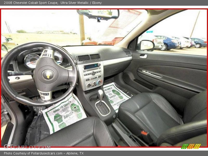 Ultra Silver Metallic / Ebony 2008 Chevrolet Cobalt Sport Coupe