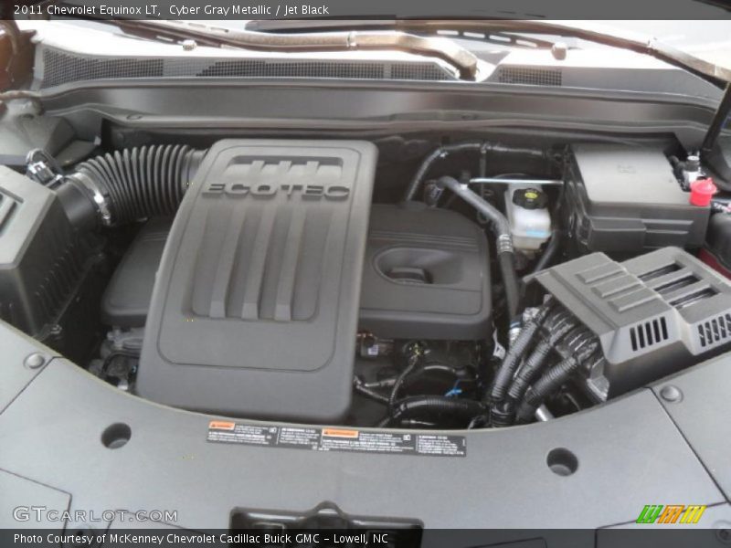 Cyber Gray Metallic / Jet Black 2011 Chevrolet Equinox LT
