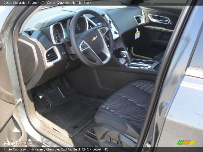 Cyber Gray Metallic / Jet Black 2011 Chevrolet Equinox LT