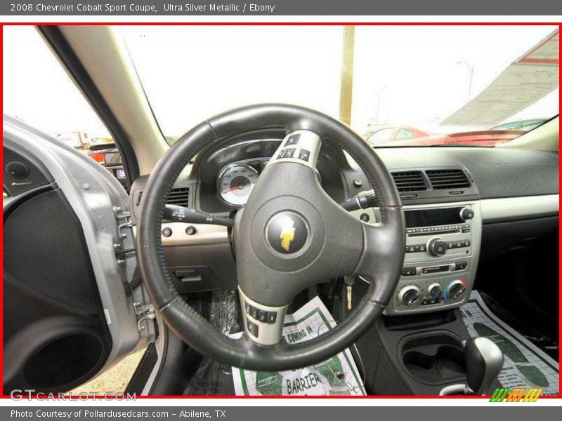 Ultra Silver Metallic / Ebony 2008 Chevrolet Cobalt Sport Coupe