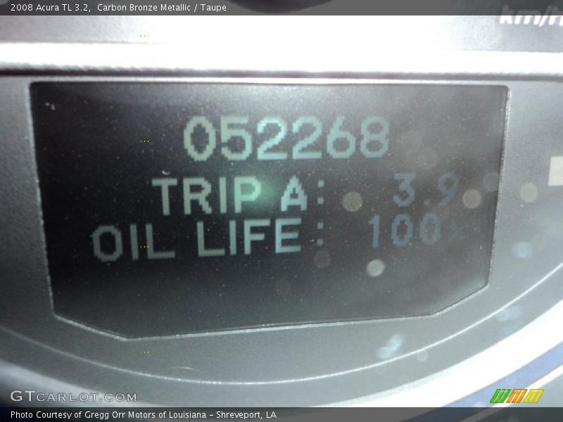 Carbon Bronze Metallic / Taupe 2008 Acura TL 3.2