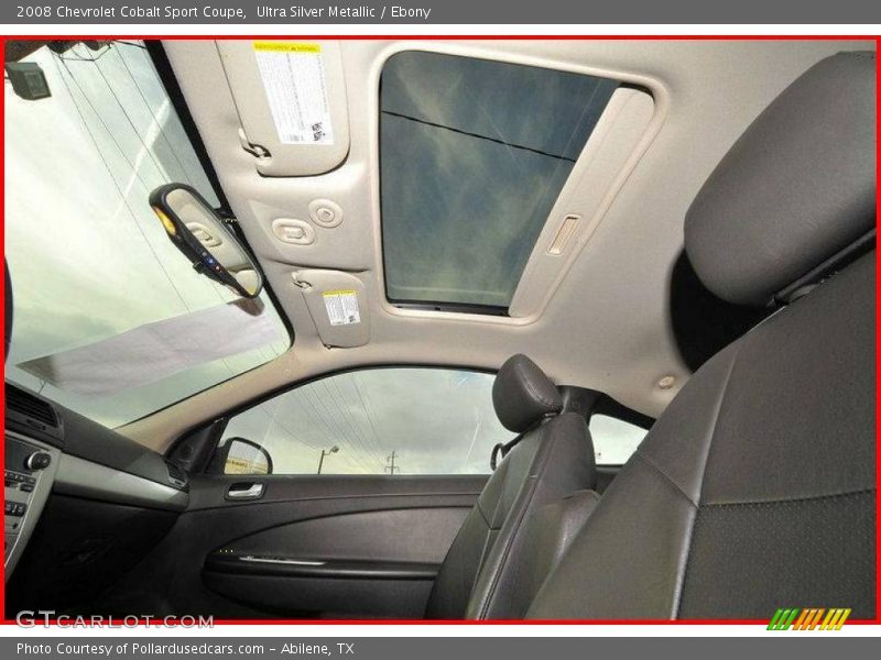 Ultra Silver Metallic / Ebony 2008 Chevrolet Cobalt Sport Coupe