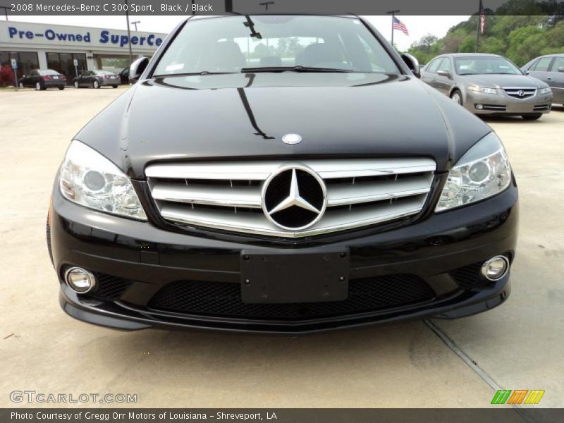 Black / Black 2008 Mercedes-Benz C 300 Sport