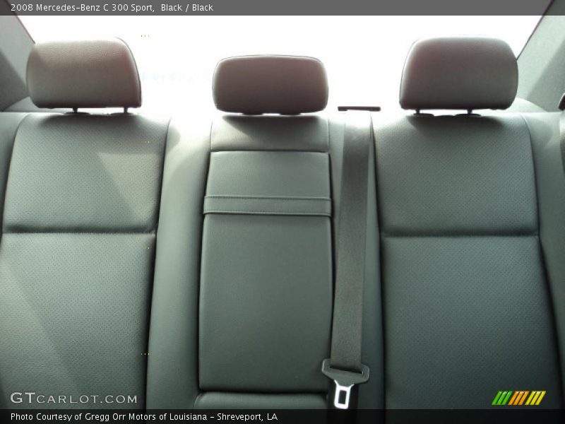 Black / Black 2008 Mercedes-Benz C 300 Sport