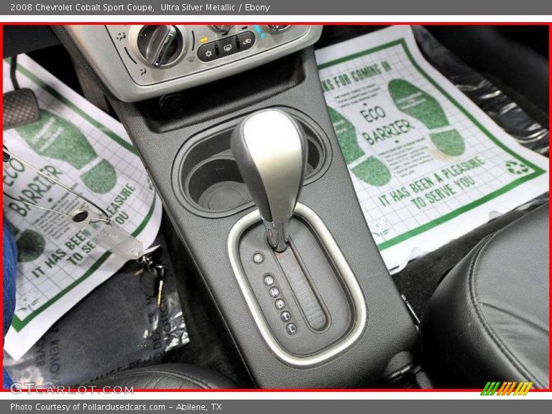 Ultra Silver Metallic / Ebony 2008 Chevrolet Cobalt Sport Coupe