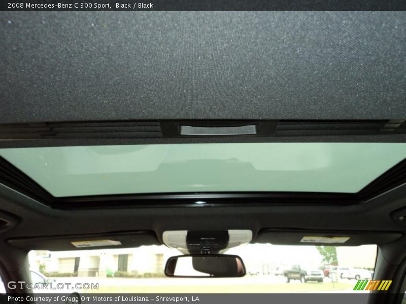 Black / Black 2008 Mercedes-Benz C 300 Sport
