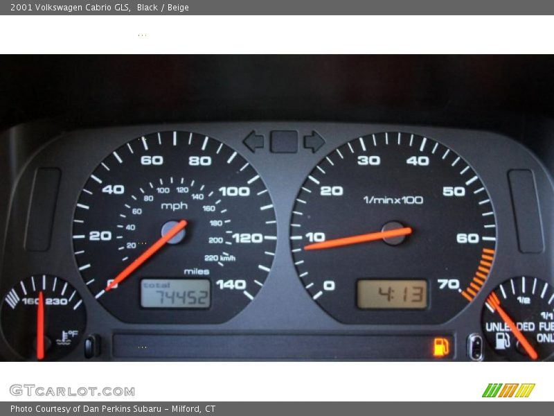  2001 Cabrio GLS GLS Gauges