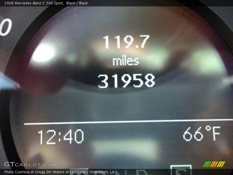 Black / Black 2008 Mercedes-Benz C 300 Sport