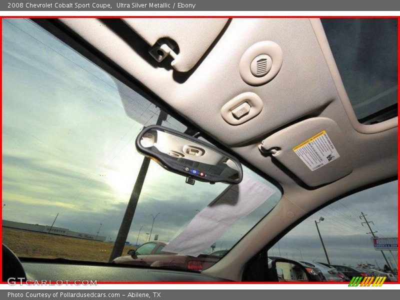 Ultra Silver Metallic / Ebony 2008 Chevrolet Cobalt Sport Coupe