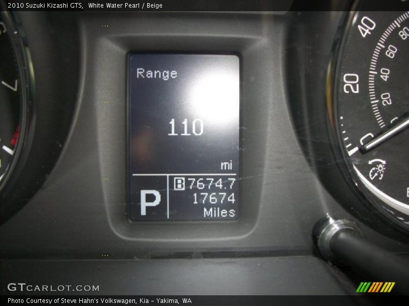 White Water Pearl / Beige 2010 Suzuki Kizashi GTS