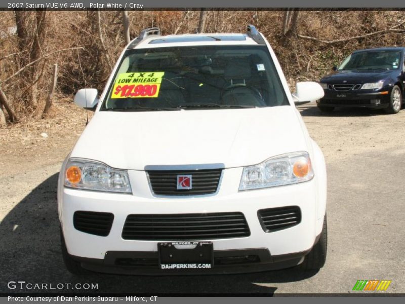 Polar White / Gray 2007 Saturn VUE V6 AWD