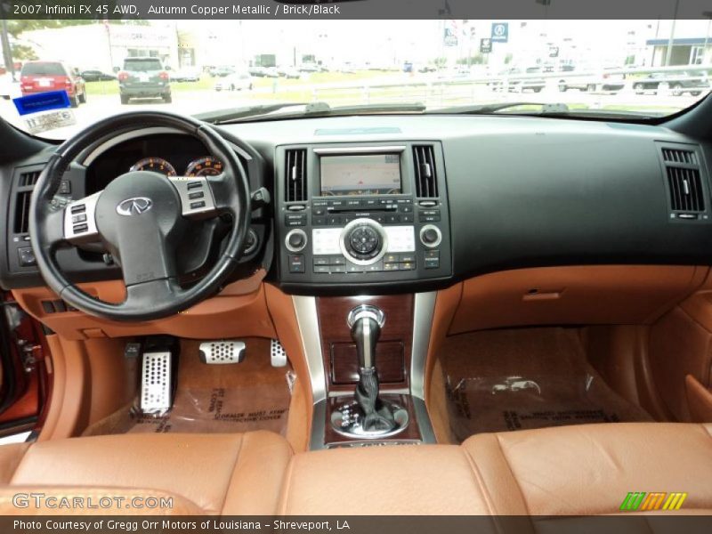 Dashboard of 2007 FX 45 AWD