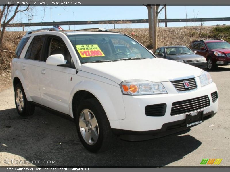 Polar White / Gray 2007 Saturn VUE V6 AWD