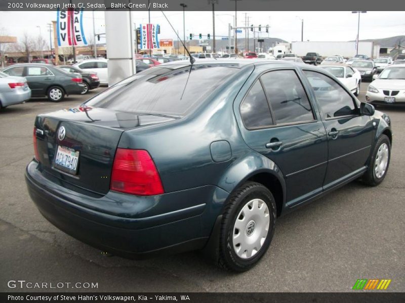 Baltic Green / Black 2002 Volkswagen Jetta GL Sedan