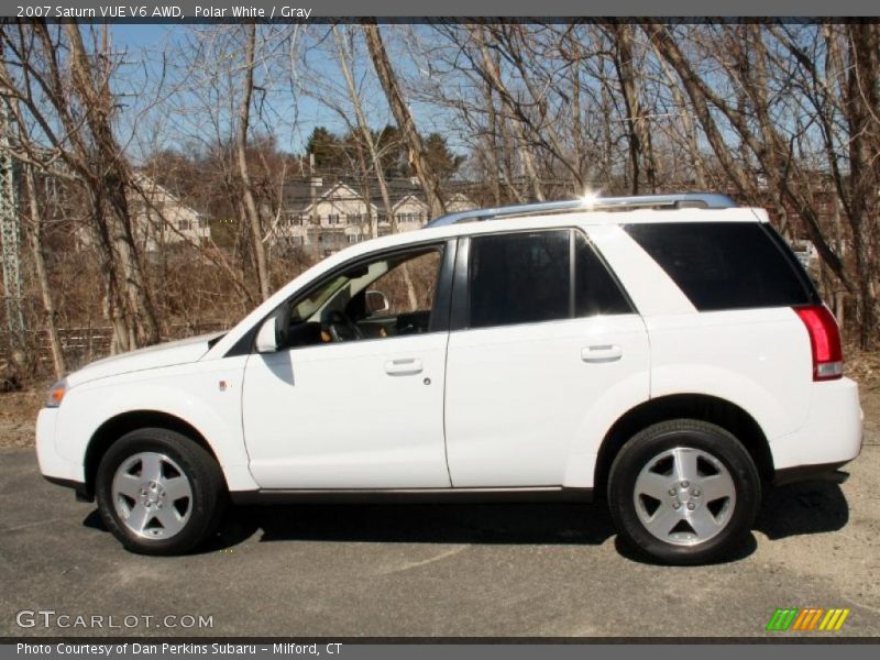 Polar White / Gray 2007 Saturn VUE V6 AWD