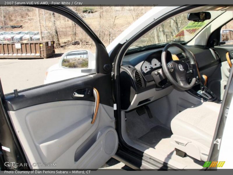 Polar White / Gray 2007 Saturn VUE V6 AWD