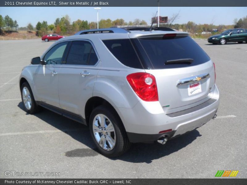 Silver Ice Metallic / Jet Black 2011 Chevrolet Equinox LTZ