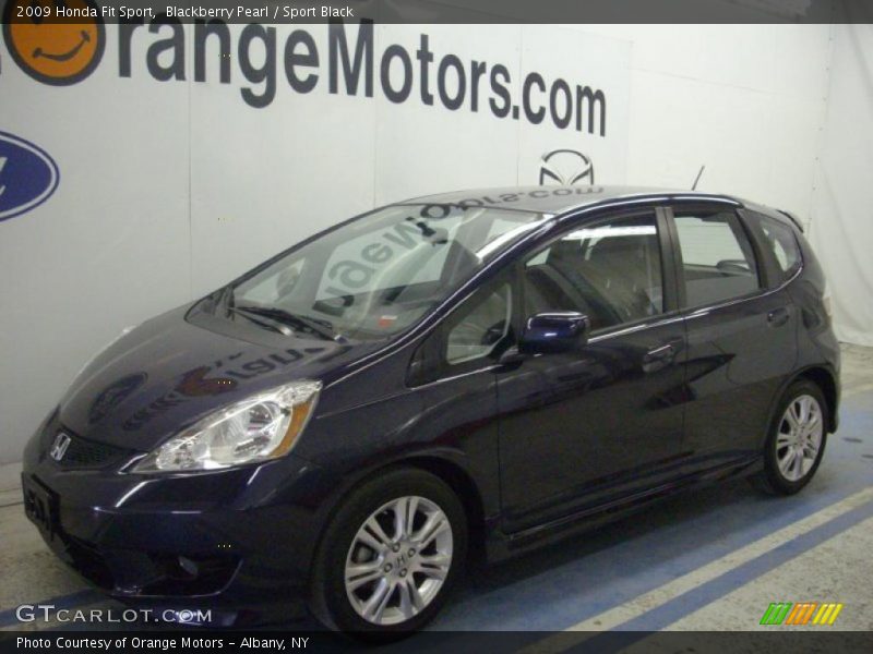 Blackberry Pearl / Sport Black 2009 Honda Fit Sport