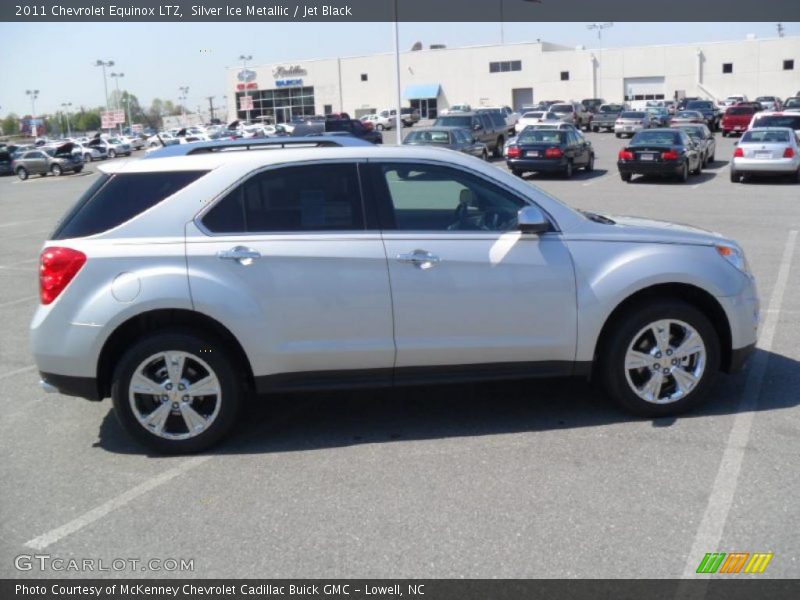 Silver Ice Metallic / Jet Black 2011 Chevrolet Equinox LTZ