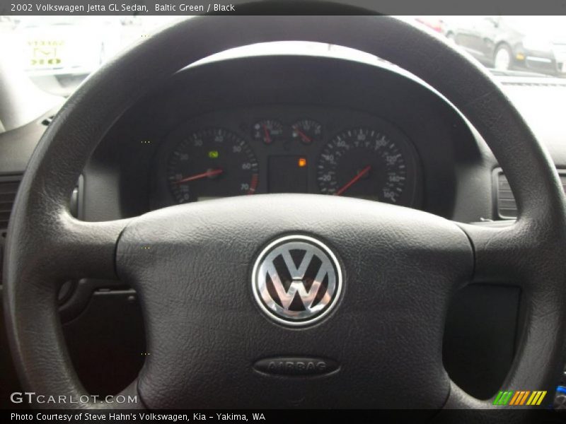 Baltic Green / Black 2002 Volkswagen Jetta GL Sedan
