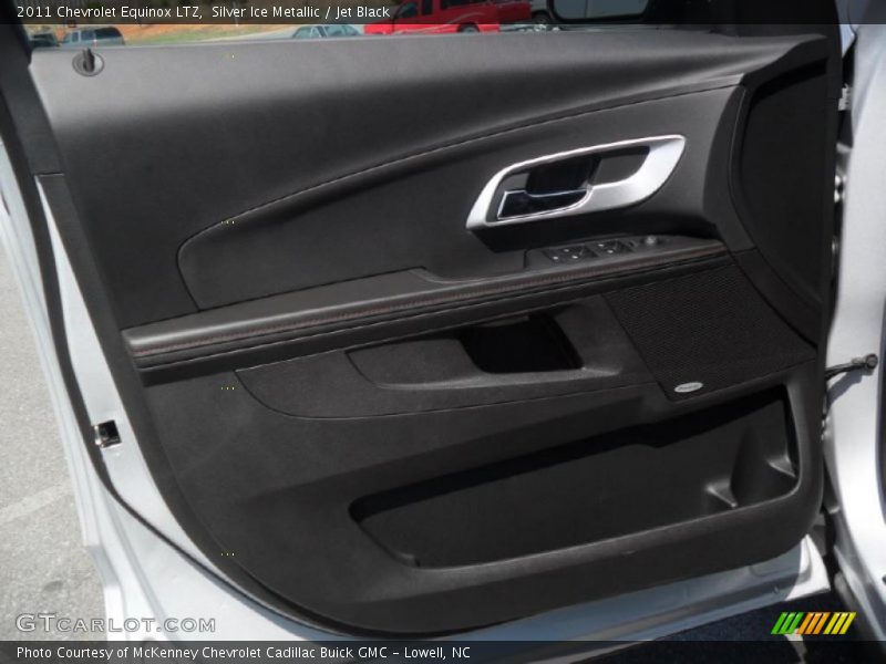 Silver Ice Metallic / Jet Black 2011 Chevrolet Equinox LTZ