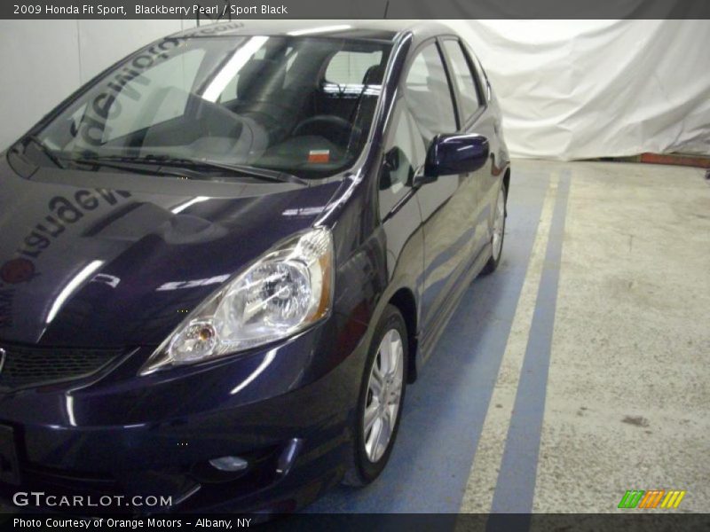 Blackberry Pearl / Sport Black 2009 Honda Fit Sport