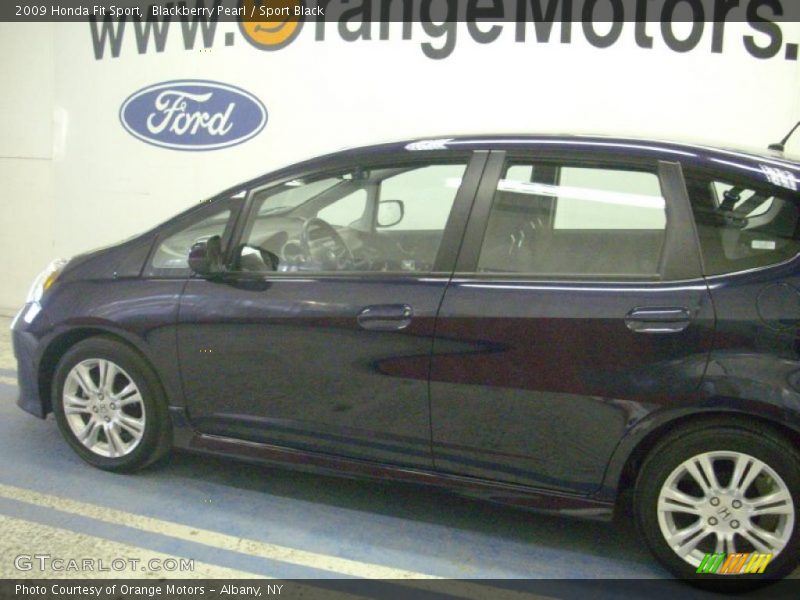 Blackberry Pearl / Sport Black 2009 Honda Fit Sport