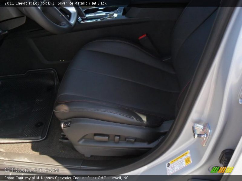 Silver Ice Metallic / Jet Black 2011 Chevrolet Equinox LTZ
