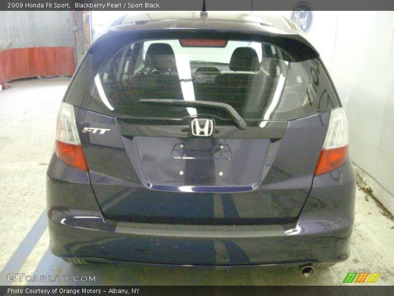 Blackberry Pearl / Sport Black 2009 Honda Fit Sport