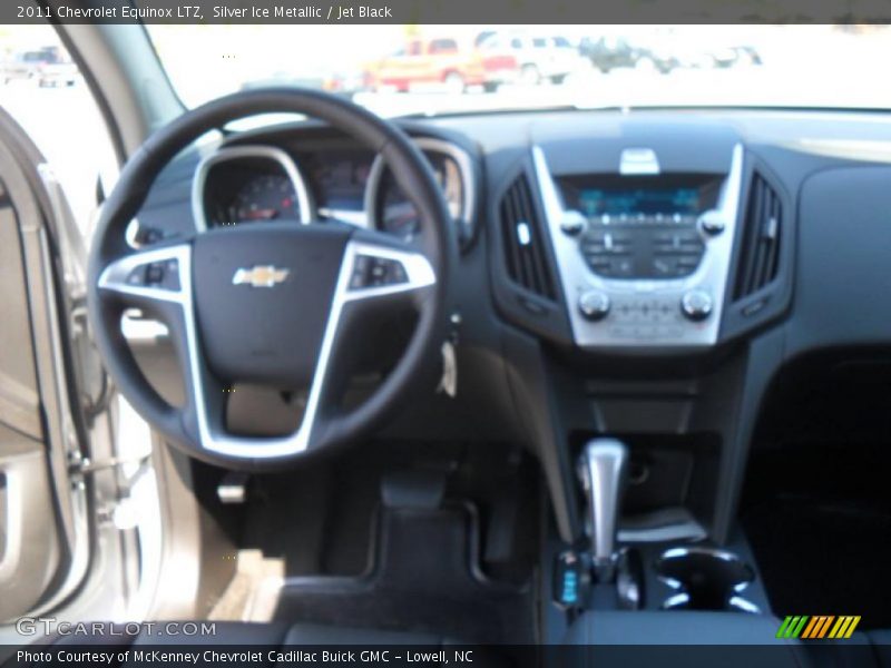 Silver Ice Metallic / Jet Black 2011 Chevrolet Equinox LTZ