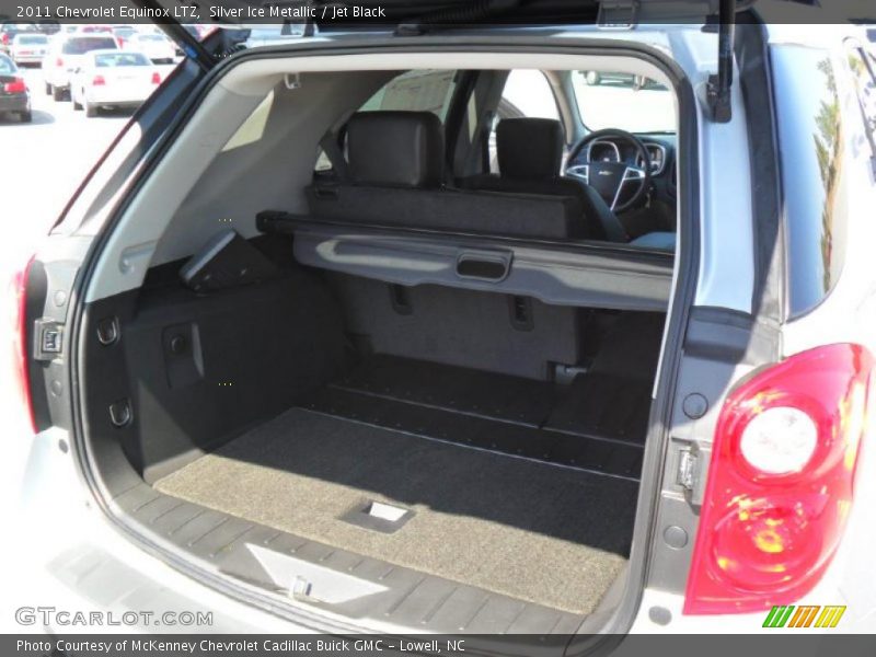 Silver Ice Metallic / Jet Black 2011 Chevrolet Equinox LTZ