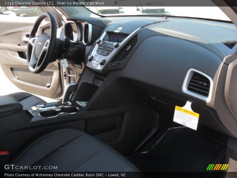 Silver Ice Metallic / Jet Black 2011 Chevrolet Equinox LTZ