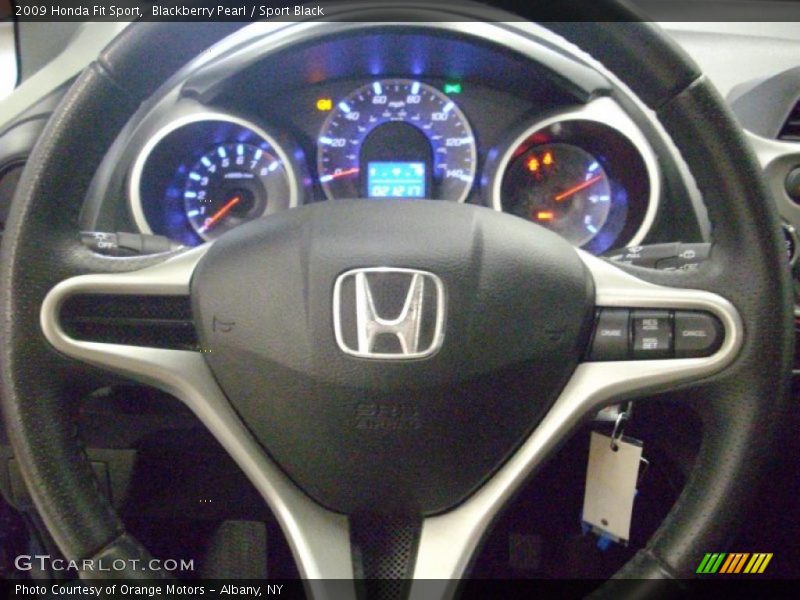 Blackberry Pearl / Sport Black 2009 Honda Fit Sport
