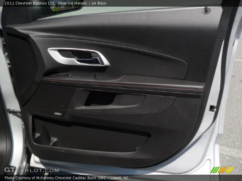 Silver Ice Metallic / Jet Black 2011 Chevrolet Equinox LTZ