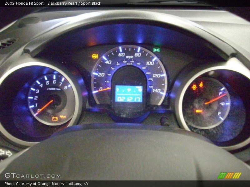 Blackberry Pearl / Sport Black 2009 Honda Fit Sport