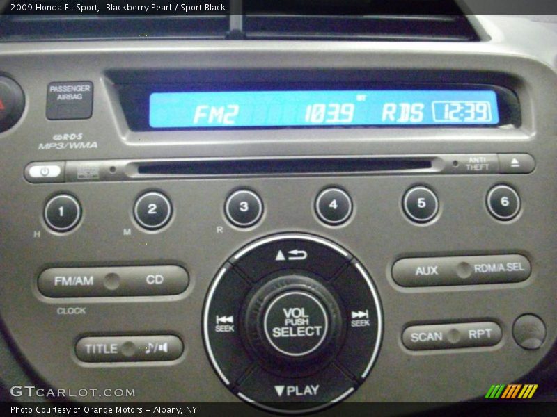 Blackberry Pearl / Sport Black 2009 Honda Fit Sport