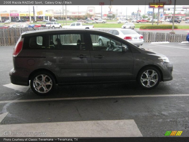 Galaxy Gray / Black 2008 Mazda MAZDA5 Sport