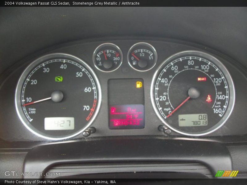 Stonehenge Grey Metallic / Anthracite 2004 Volkswagen Passat GLS Sedan