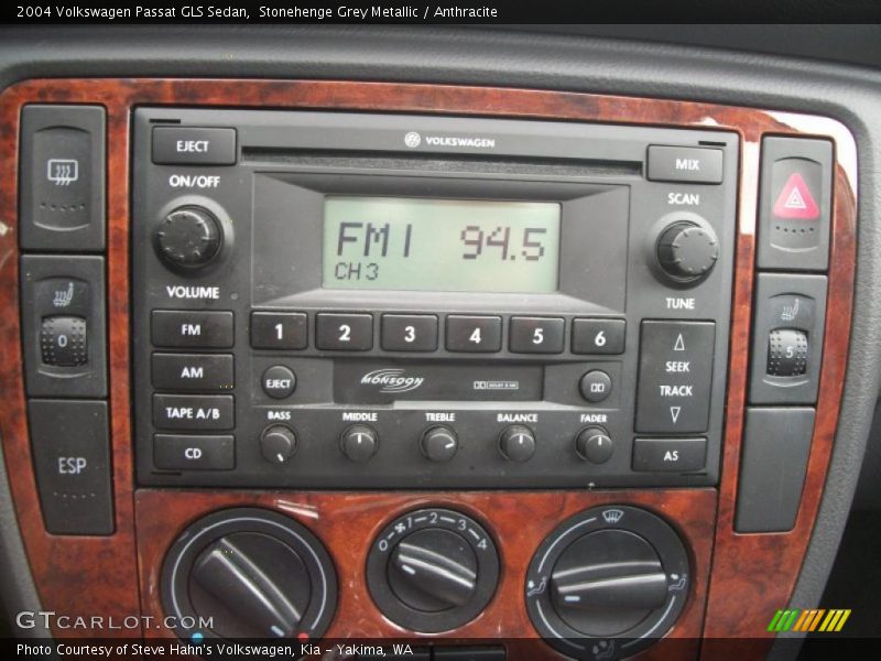 Stonehenge Grey Metallic / Anthracite 2004 Volkswagen Passat GLS Sedan