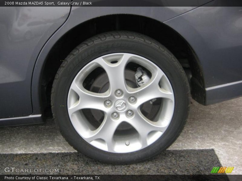 Galaxy Gray / Black 2008 Mazda MAZDA5 Sport