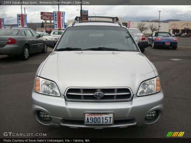 Monterey Silver Metallic / Dark Gray 2004 Subaru Baja Sport