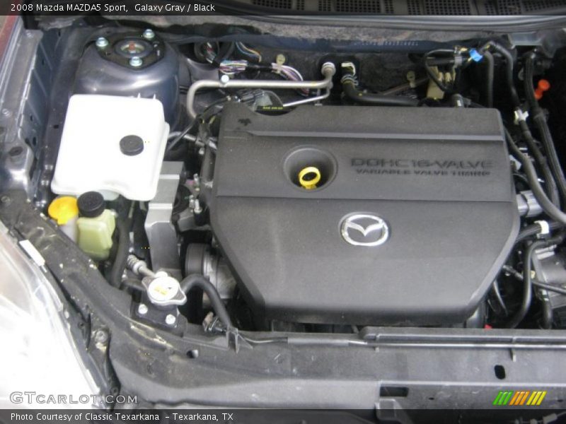 Galaxy Gray / Black 2008 Mazda MAZDA5 Sport