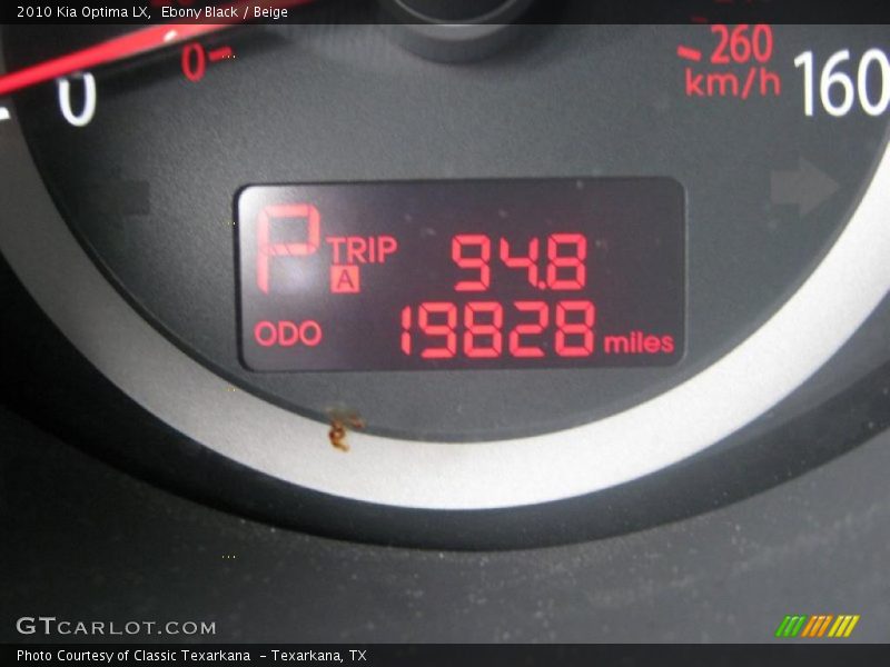 Ebony Black / Beige 2010 Kia Optima LX