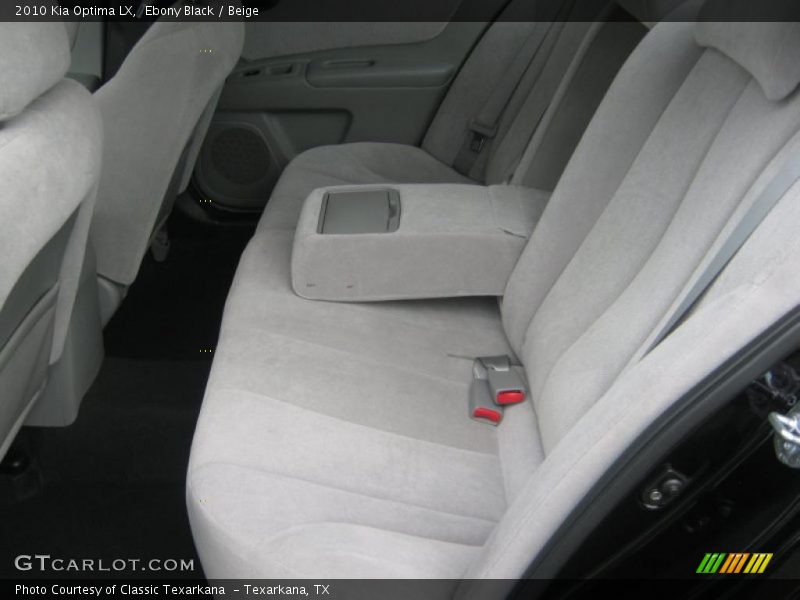 Ebony Black / Beige 2010 Kia Optima LX