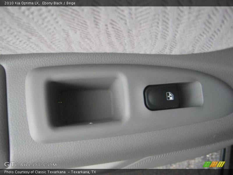 Ebony Black / Beige 2010 Kia Optima LX